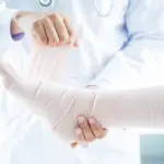 Wound care for a diabetic foot ulcer