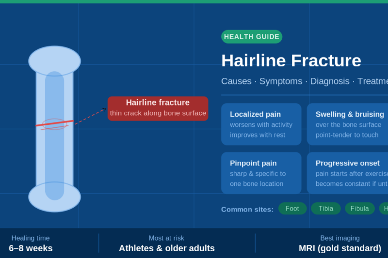 Hairline Fracture: Causes, Symptoms, Diagnosis, and Treatment