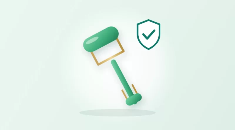 Jade roller cancer warning illustration: a green jade facial roller beside a safety shield